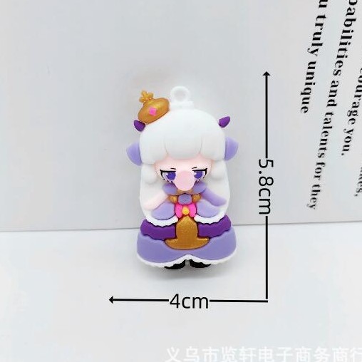 oly-86ea249fe4ccbb8d5f00e14978def0d1 Wholesale Cartoon Bubble Fairy Princess Keychain 3D PVC Bag Charm for Gift Boutique Resale