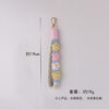 oly-86ead224f63c5640da5002e7a1bfc131 Wholesale Dopamine Color Flower Braided Phone Strap Keychain Bag Charm, Chic Fashion Accessory for Party Gift or Boutique Resale