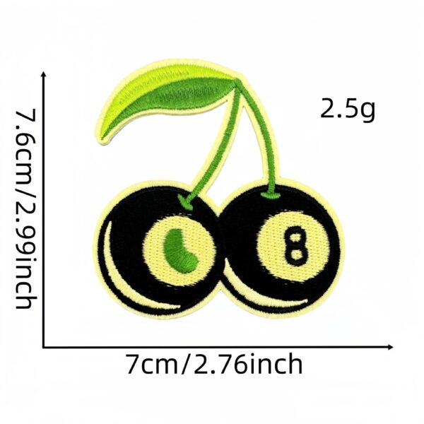 Wholesale Green Bean Plant Embroidered Patch Iron-On Decorative Clothing Accessory