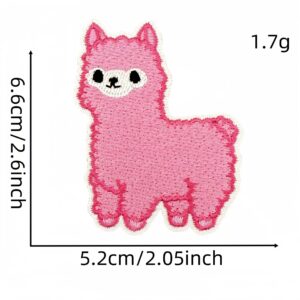 Pink series cloth stickers 8 #