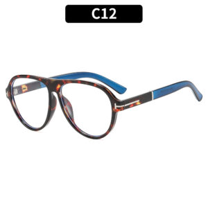 C12 - Flower frame, blue legs, white panels