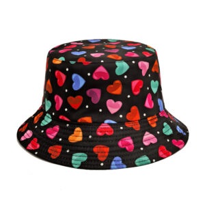 oly-874d971b1bbb5efda3ccb1375bfbc490 Wholesale Chic Love Pattern Fisherman Hat Sunscreen Hat for Everyday Use