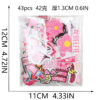 oly-876574762f027360c8f0cc2e4c59f030 Wholesale Fashion Accessory Polyester Embroidery Patches Cute Girl Pink Strawberry Star Patch for Clothing Resale