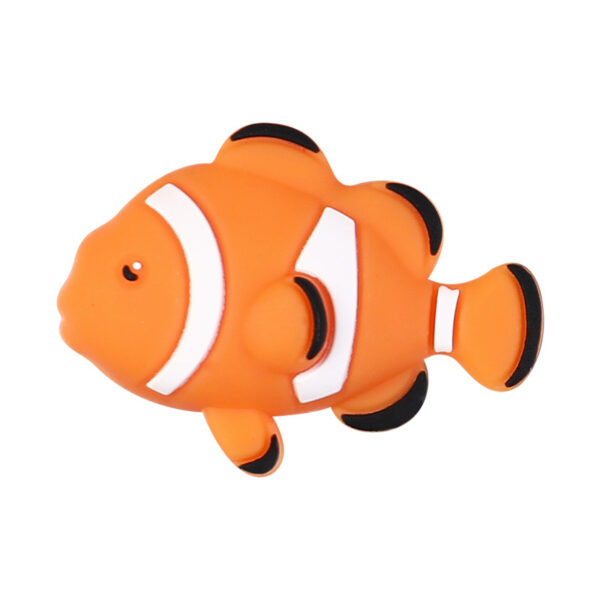 Wholesale 3D Clownfish Silicone Beads for DIY Bracelet Necklace Jewelry Craft