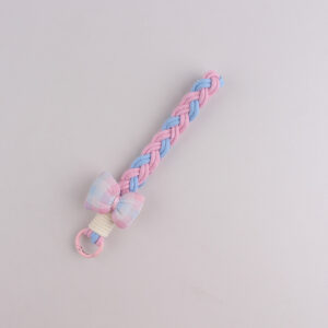 Pink and blue bow