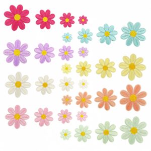 oly-87892b025b2f6d046d5b2604fbb74210 Wholesale Trendy Cartoon Sunflower Embroidered Cloth Patch Polyester Thread Hat Decorative Accessory