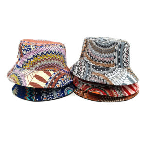 oly-879d16f70852aae3309375b7050fc5f1 Wholesale Double Sided Bucket Hat Ethnic Style Sun Protection Hat for Women Couples Fashion Accessory