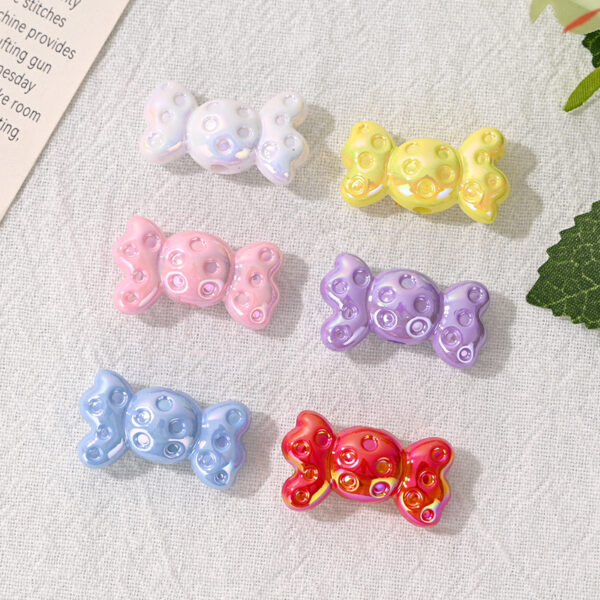 oly-87a0aeec50bf43cde1ffa70e325519ac Wholesale Trendy Acrylic Loose Beads for DIY Phone Chain Jewelry Making Mixed Colors UV Plating, Resale or Gift