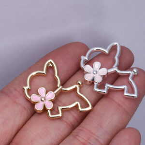 oly-87ad15e33b46a89673f7d5390007a6dc Wholesale Gold Alloy Dog Pendant Car Key Accessory Fashion Charm for Resale