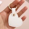 oly-87b4e6a703829ba3a337993580eae125 Wholesale Leather Love Heart Keychain Khaki Cute Bag Charm Boutique Resale
