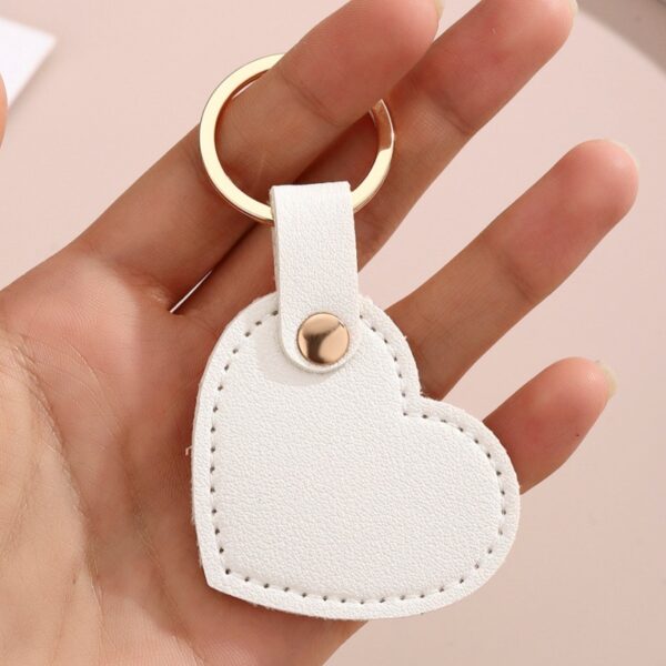 oly-87b4e6a703829ba3a337993580eae125 Wholesale Leather Love Heart Keychain Khaki Cute Bag Charm Boutique Resale