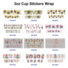 oly-87bd3abd9953ade3cea9ab2d59dc9b0f Wholesale 8pcs Gothic Floral & Mental Health Slogan Print 3oz Cup Stickers Wrap OLY Exclusive
