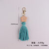 oly-87c172376bcabd758cd7fed85a77e58b Wholesale Bohemian Style Beaded Tassel Keychain Dark Green Fashion Accessory for Bag Decoration Gift Idea