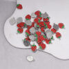 oly-87da02ed5ce91c4e97a6e5a6bd2d1cf2 Wholesale Strawberry Enamel Pendant Charm Jewelry Accessory for DIY Bracelet Making Gift