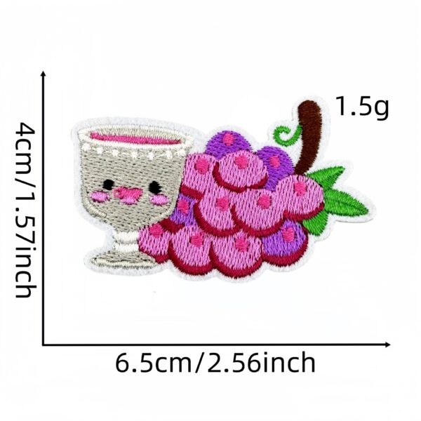 oly-87e4fbf759d6b2a708dbc3bc3e9828f9 Wholesale Cartoon Birthday Party Embroidery Patch Iron-On Applique Decorative DIY Accessory for Gift Resale