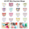 Wholesale 8pcs Cute Cartoon Character Assorted Blooms Decor Mini Cup Keychain Sticker OLY Exclusive