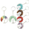 oly-8806411159d3a92af9b753272543a744 Wholesale Tree of Life Natural Crystal Chips Keychain Pendant Fashion Jewelry Accessory Gift for