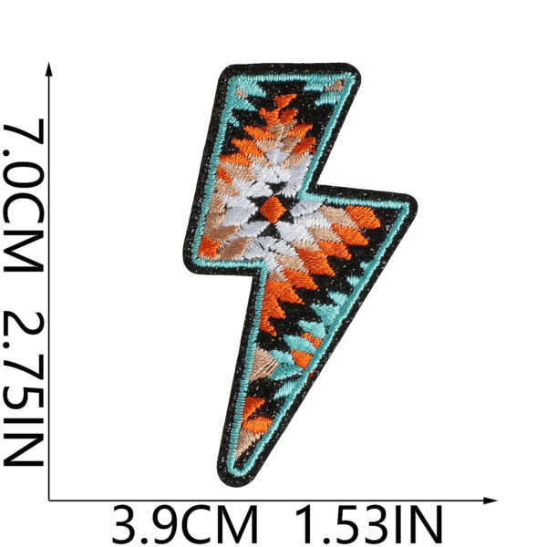 Wholesale Embroidery Patch American Western Cowboy Fashion Accessory for Clothing