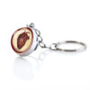 Wholesale Heart Design Glass Ball Keychain Fashion Accessory Gift for Students Resale
