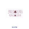 Wholesale 8pcs Zodiac Pink Cartoon Girl Print 3oz Cup Stickers Wrap