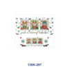 Wholesale 8pcs Christmas Holiday Cartoon Mini Cup Keychain Sticker