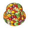 oly-8869df3ae90c884db2b8d52f314d4552 Wholesale Double Sided Fisherman Hat Vegetable Fruit Print Sun Hat for Outdoor Casual Everyday Use