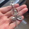 Wholesale Baseball Motif Keychain Alloy Car Key Accessory Decorative Gift