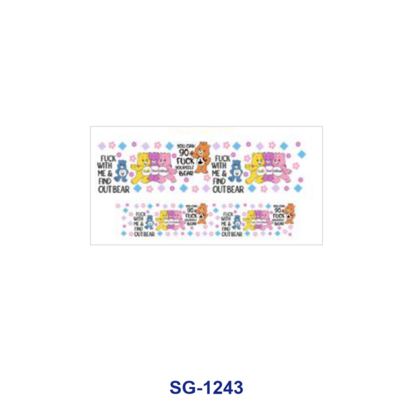 oly-887c1755467a36ef9eed4bedc54e5d80 Wholesale 8pcs Mixed Cartoon Dog Colorful Bear Anime Character Kitty Pocket Monster Print 3oz Cup Stickers Wrap OLY Exclusive