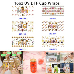 oly-8880e9677c01c6a88cd32f8a02c2adb1 Wholesale 16oz Interesting Letter Cartoon Series Cup UV DTF Wraps