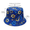 oly-8892419cc8c8a60821fc34efff00d8a4 Wholesale Geometric Pattern Bucket Hat Sunscreen Fisherman Hat Women's Trendy Fashion Accessory