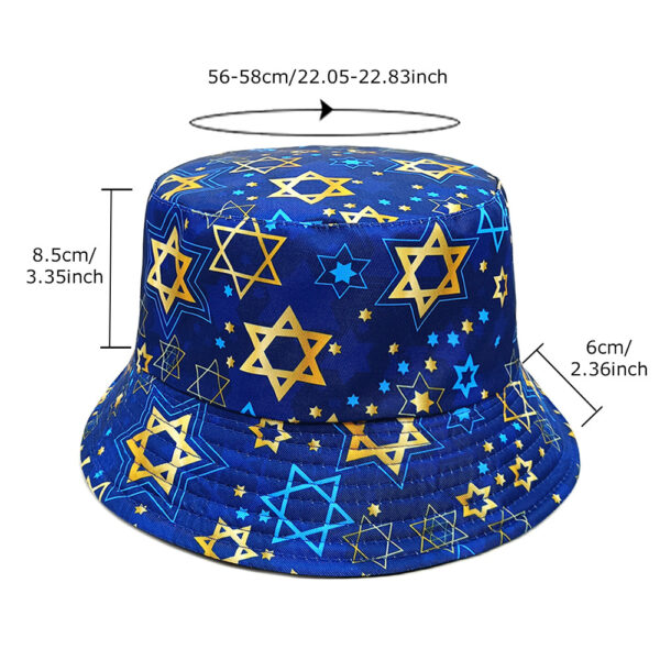 oly-8892419cc8c8a60821fc34efff00d8a4 Wholesale Geometric Pattern Bucket Hat Sunscreen Fisherman Hat Women's Trendy Fashion Accessory
