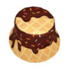 oly-889b7ffa977ee13b5a0e712ef52203b2 Wholesale Doughnut Pattern Fisherman Hat Outdoor Sun Protection Double-Sided Unisex Casual Cap