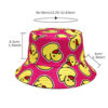 Wholesale Little Yellow Duck Pattern Bucket Hat Stylish Sun Protection Hat for Women Casual Daily Wear