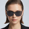 Wholesale Frameless Trendy Sunglasses UV400 Gray Lens Outdoor Sun Glasses Gift