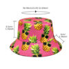 Wholesale Pineapple Print Bucket Hat Sun Protection Casual Accessory for Resale