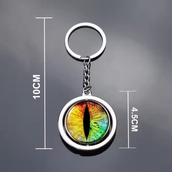 oly-88aeaf620faeca951120bed91b8ba226 Wholesale Glow in the Dark Animal Eye Metal Keychain Boutique Resale Car Key Accessory