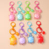 Wholesale Orange Cartoon Turtle Keychain Cute Plastic Pendant for Backpacks and Phones Gift