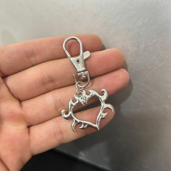 Wholesale Silver Alloy Horseshoe Clip Keychain Trendy Couple Gift Bag Charm