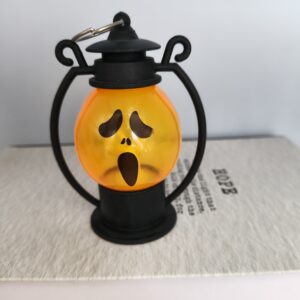 Yellow depressed emoticon kerosene lamp