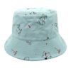 Wholesale Cute Dog Print Bucket Hat Sun Protection Dome Brim Resale Accessory