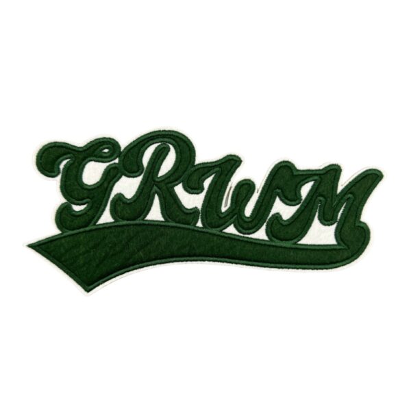 oly-893a29e4c5630f973a69fd318a7fa022 Wholesale Fashion English Letter Embroidered Patch Polyester Thread for Baggage Accessory