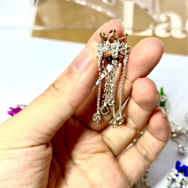 oly-893b4a2f309c6a82266c1b1105377c6d Wholesale Trendy Crown Tassel Rhinestone Beads Plastic Resin DIY Jewelry Making Accessory