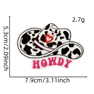 Western cowgirl cloth sticker 11#
