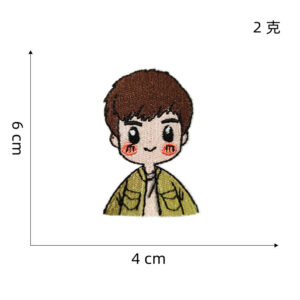 Self-adhesive figure cloth stickers 4#* self-adhesive cloth stickers