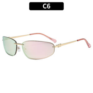 C6-gold frame pink mercury