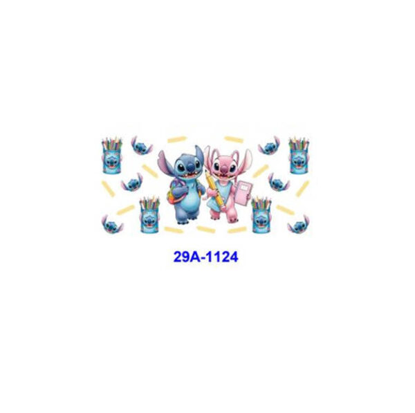 oly-89a71a20401be351398ca1f1cd0b620c Wholesale 16oz Blue Cartoon Series Cup UV DTF Wraps