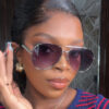 oly-89be9e2c3cb1f50259f6fee42fdb72e3 Wholesale Chic Large Metal Frame Sunglasses Fashion Sun Protection UV400 Gold Grey Unisex Driving Glasses Gift Boutique Resale