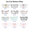 oly-89c18c8c2c0ee1630b076d48f713986f Wholesale 8pcs Fashion Bow Pattern 3oz Cup Stickers Wrap OLY Exclusive