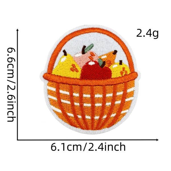 Wholesale Autumn Harvest Embroidered Cloth Stickers Pumpkin Maple Leaf Party Decorative Accent for Clothes