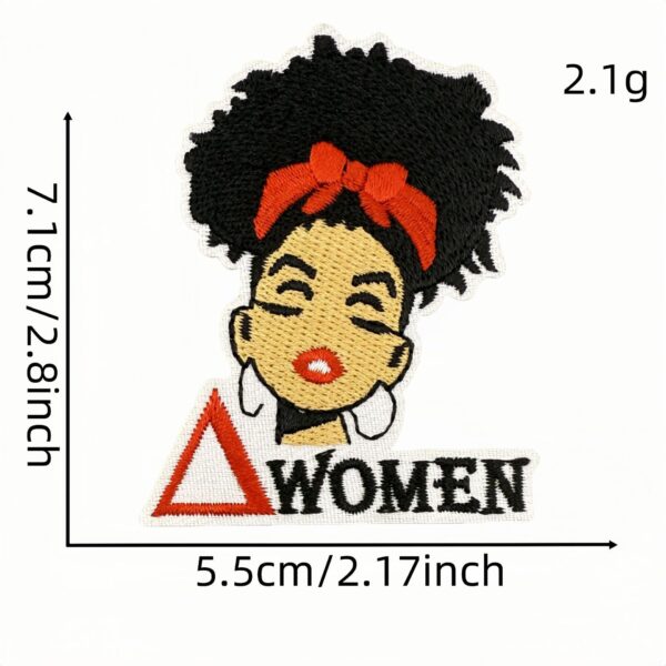Wholesale Polyester Red Cartoon Sisterhood Embroidered Patch - Fashion Decorative Accessory for Bags and Clothes